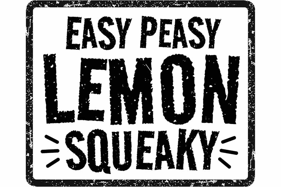 Easy Peasy Lemon Squeaky: Logo, Foto von HUCH