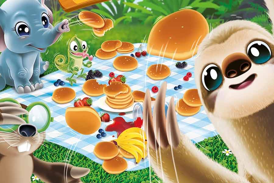 Pancake Picknick: Ausschnitt der Titelillustration, Foto von Schmidt Spiele